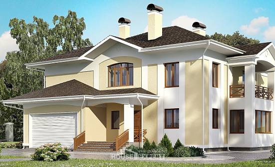 375-002-Л Проект двухэтажного дома, гараж, огромный домик из кирпича Нижний Тагил | Проекты домов от House Expert