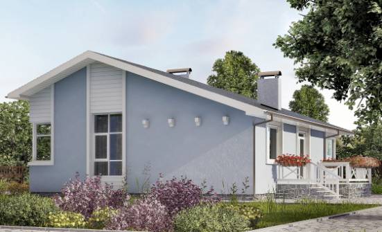 110-003-Л Проект одноэтажного дома, простой домик из газобетона Нижний Тагил | Проекты домов от House Expert