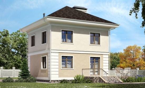 090-003-Л Проект двухэтажного дома, уютный загородный дом из керамзитобетонных блоков Нижний Тагил | Проекты домов от House Expert
