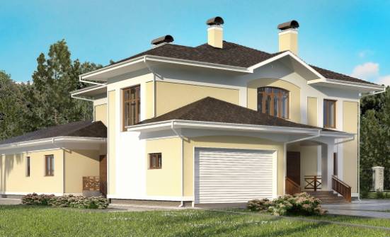 375-002-Л Проект двухэтажного дома, гараж, огромный домик из кирпича Нижний Тагил | Проекты домов от House Expert