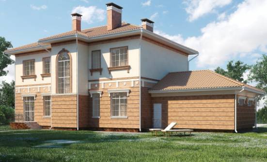 285-001-Л Проект двухэтажного дома, гараж, современный загородный дом из кирпича Нижний Тагил | Проекты домов от House Expert