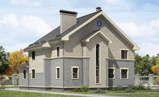 300-004-П Проект двухэтажного дома, просторный домик из твинблока Нижний Тагил | Проекты домов от House Expert