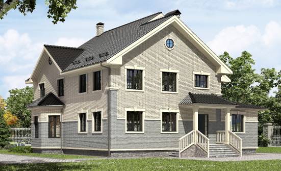 300-004-П Проект двухэтажного дома, просторный домик из твинблока Нижний Тагил | Проекты домов от House Expert