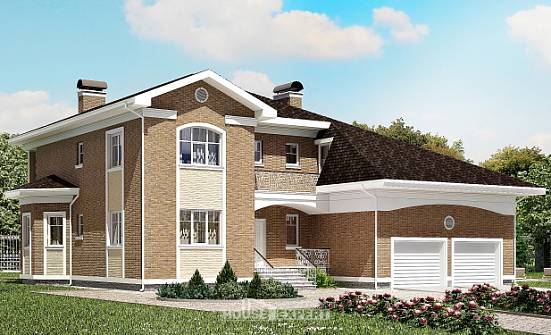 335-002-П Проект двухэтажного дома, гараж, уютный загородный дом из кирпича Нижний Тагил | Проекты домов от House Expert