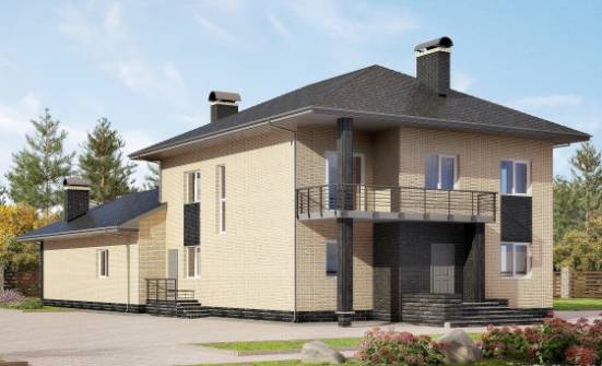 305-003-Л Проект двухэтажного дома, уютный загородный дом из бризолита Нижний Тагил | Проекты домов от House Expert