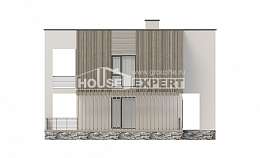 150-017-П Проект двухэтажного дома, бюджетный домик из газосиликатных блоков, Нижний Тагил