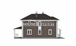 185-002-П Проект двухэтажного дома, бюджетный дом из теплоблока Нижний Тагил, House Expert