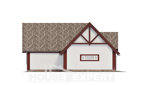 145-002-Л Проект гаража из твинблока Нижний Тагил, House Expert
