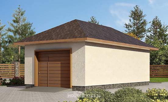 040-001-П Проект гаража из бризолита Нижний Тагил | Проекты домов от House Expert