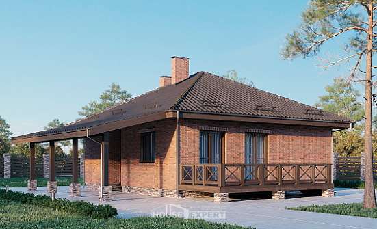 070-006-Л Проект одноэтажного дома, современный загородный дом из арболита Нижний Тагил | Проекты домов от House Expert