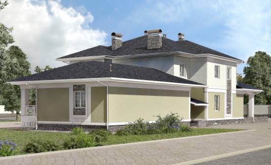 620-001-Л Проект трехэтажного дома, гараж, огромный домик из пеноблока Нижний Тагил | Проекты домов от House Expert