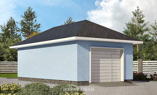 040-001-Л Проект гаража из теплоблока Нижний Тагил | Проекты домов от House Expert