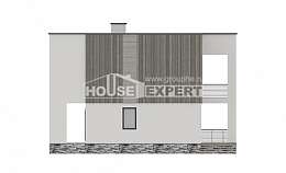 150-017-П Проект двухэтажного дома, небольшой коттедж из пеноблока, Нижний Тагил